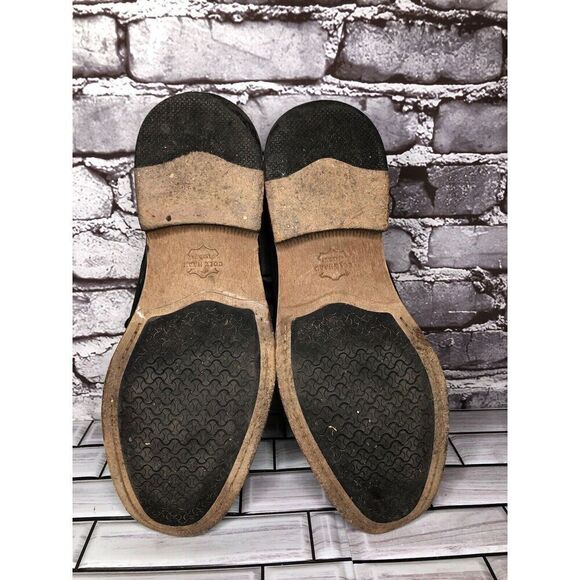 Cole Haan Grand Os. Black Leather Nubuck Casual Oxfords Shoes Men Sz 10W US/44EU - Picture 15 of 16